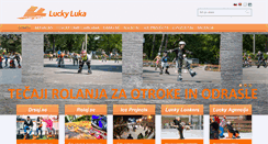 Desktop Screenshot of luckyluka.si