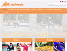 Tablet Screenshot of luckyluka.si